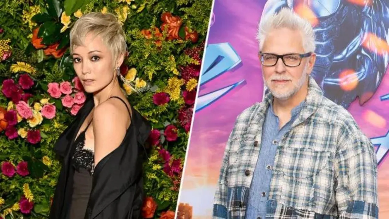 Pom Klementieff and James Gunn