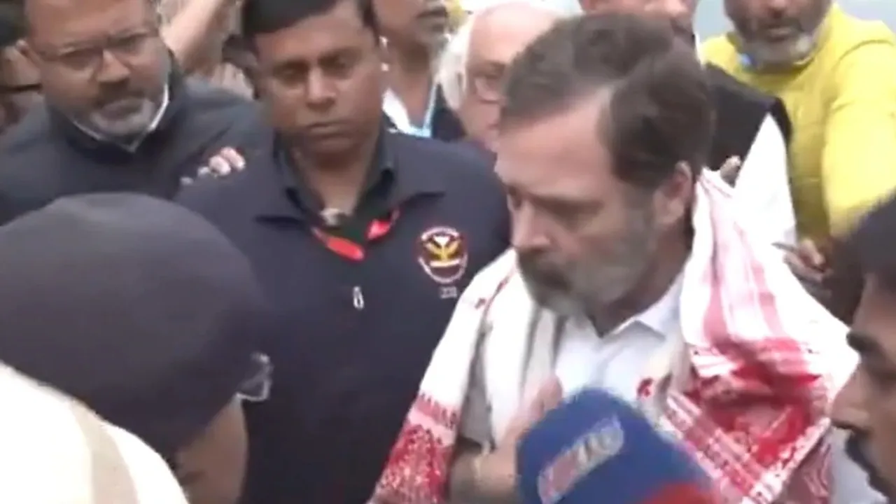 Rahul Gandhi stopped