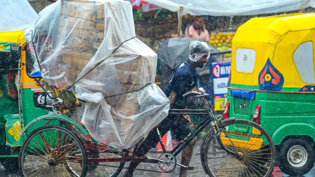 rainfall monsoon rains 
