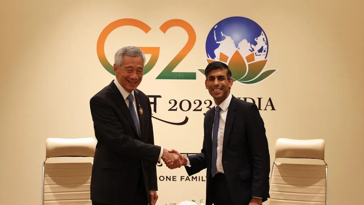 Lee Hsien Loong Rishi Sunak UK-Singapore Strategic Partnership