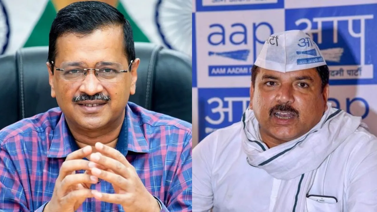 Arvind Kejriwal Sanjay Singh