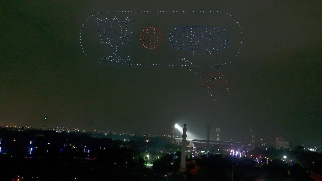 BJP drone show Bengal