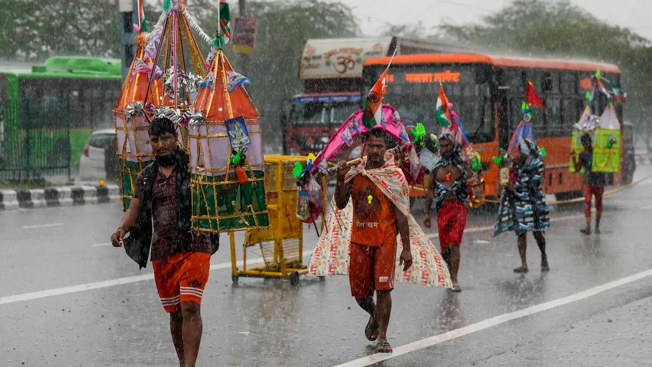 Delhi rains