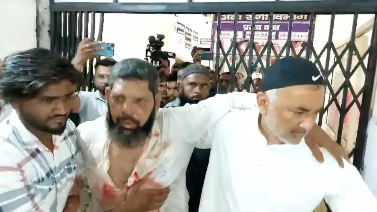 Manglaur Congress candidate Qazi Nizamuddin alleged that miscreants also opened fire near the polling booth. (Screengrab)