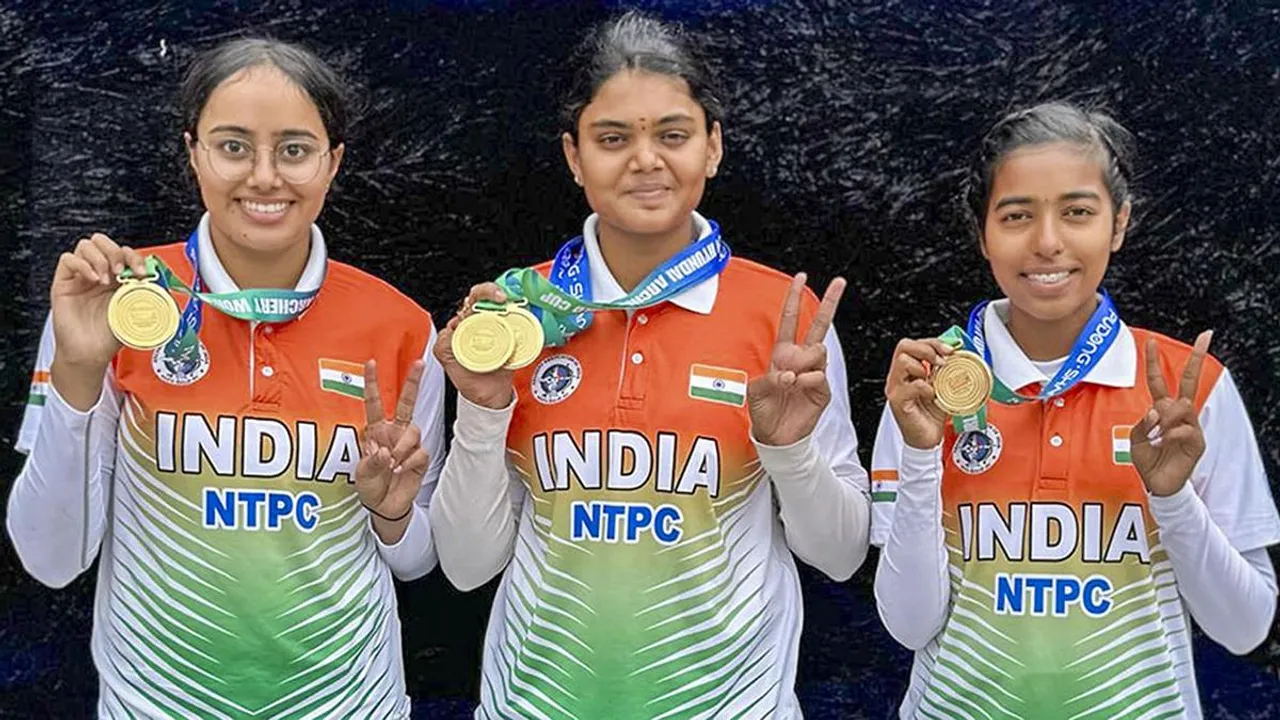 Parneet Kaur, Jyothi Surekha Vennam and Aditi Swami