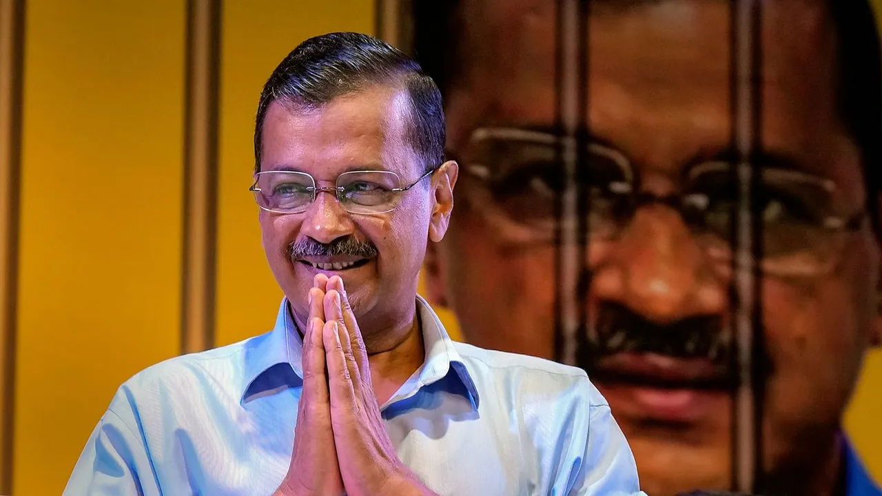 In this May 22, 2024 file photo, Delhi Chief Minister Arvind Kejriwal during a meeting with lawyers, in New Delhi.