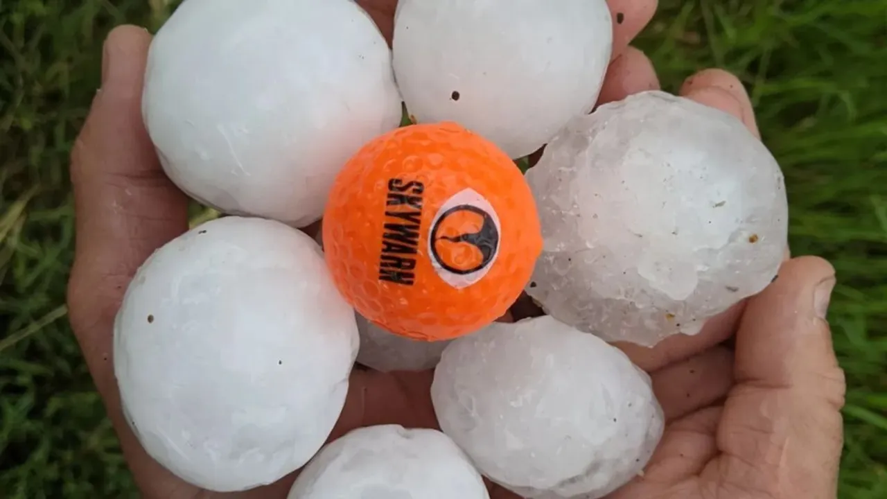hailstorm hail snow ice golf ball