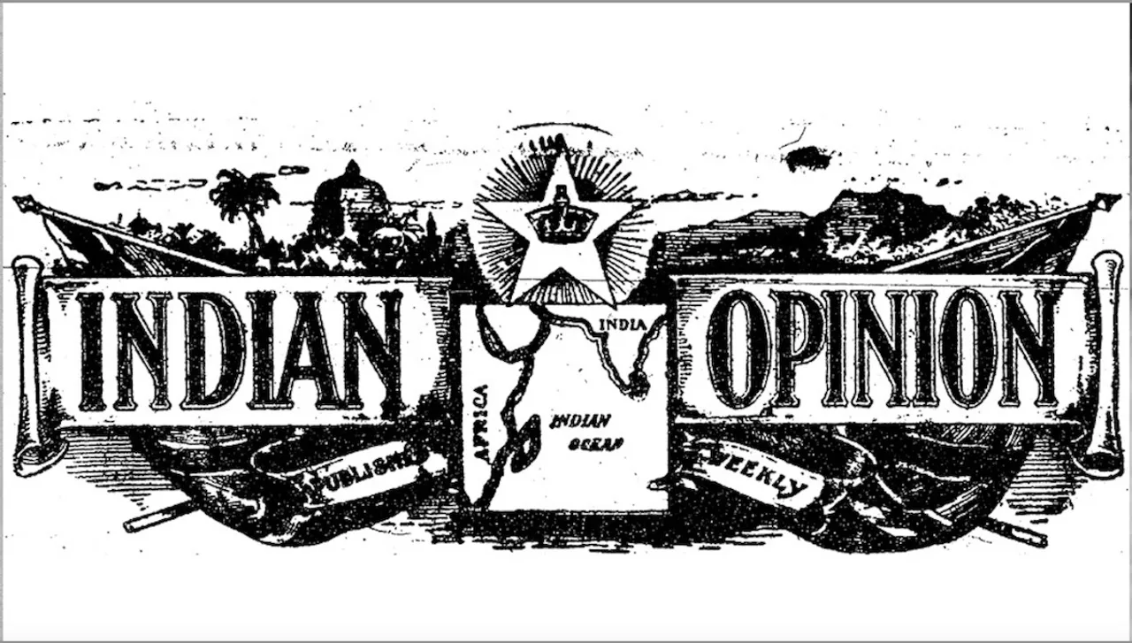 Indian Opinion newspaper established by Mahatma Gandhi