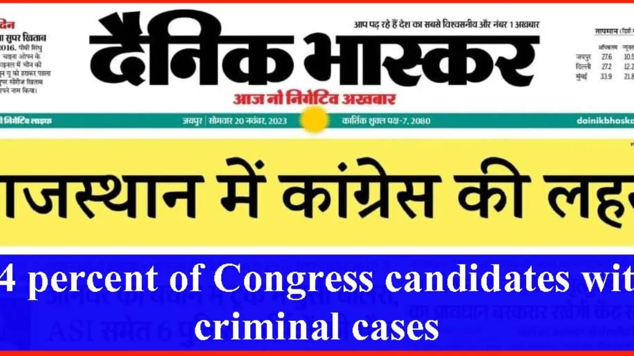 Dainik Bhaskar Masthead