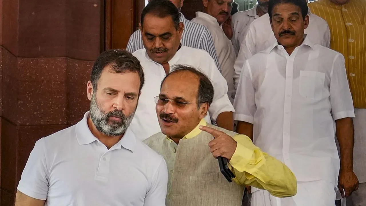 Adhir Ranjan Chowdhury Rahul Gandhi