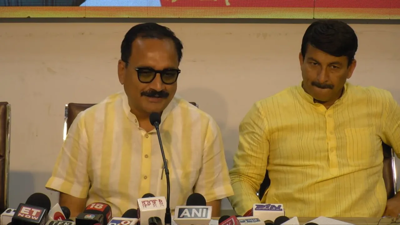 Virendra Sachdeva Manoj Tiwari