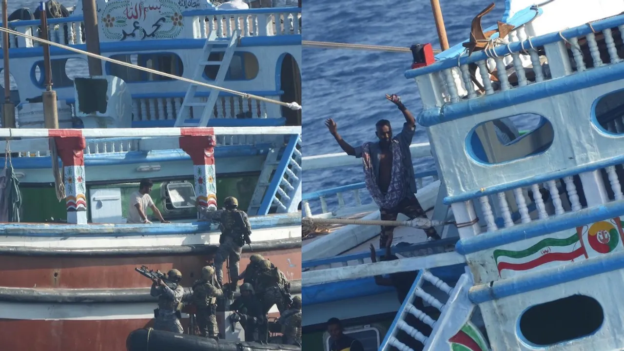 Indian Navy foils piracy attempt on cargo vessel along east coast of Somalia