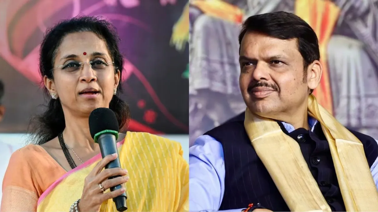 Supriya Sule Devendra Fadnavis