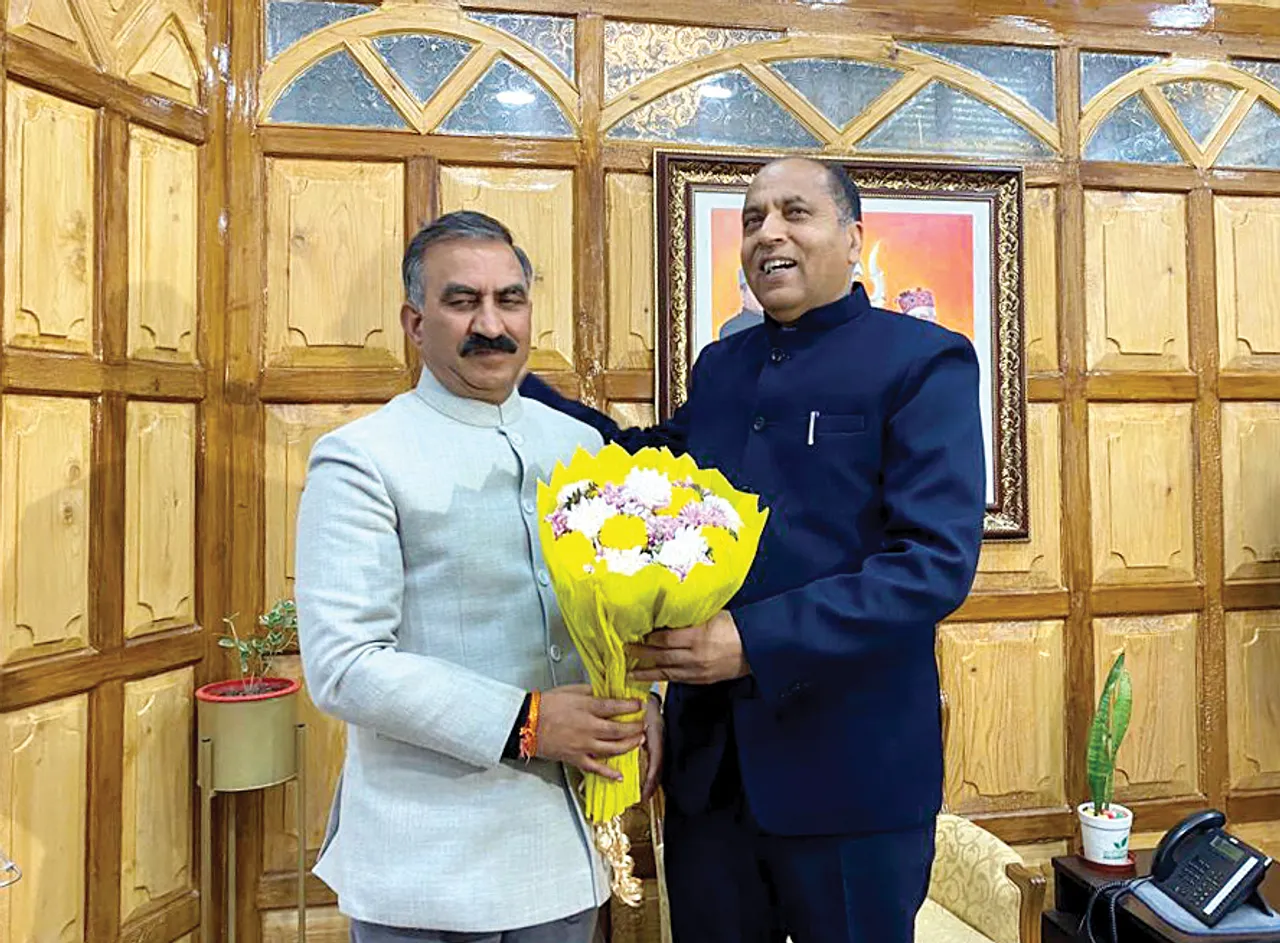 Sukhvinder Singh Sukhu Jairam Thakur Himachal Pradesh