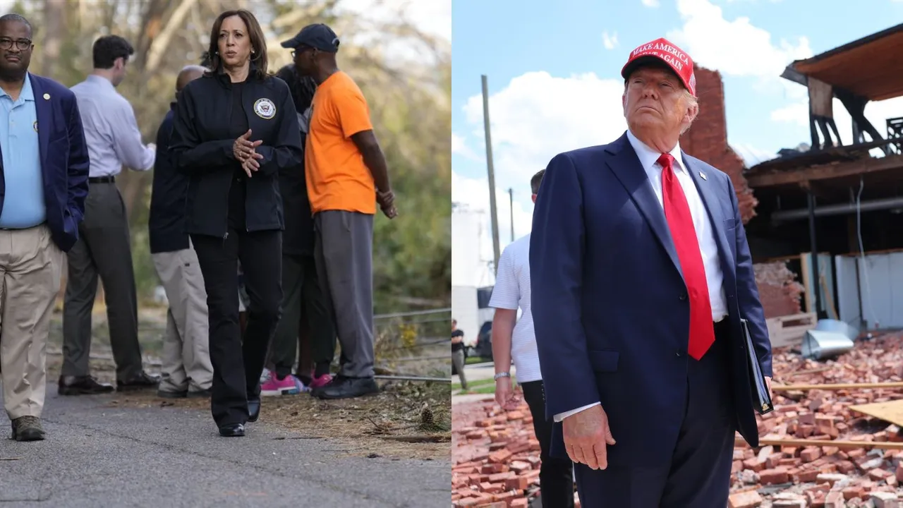 Hurricane Helene Kamala Harris Donald Trump