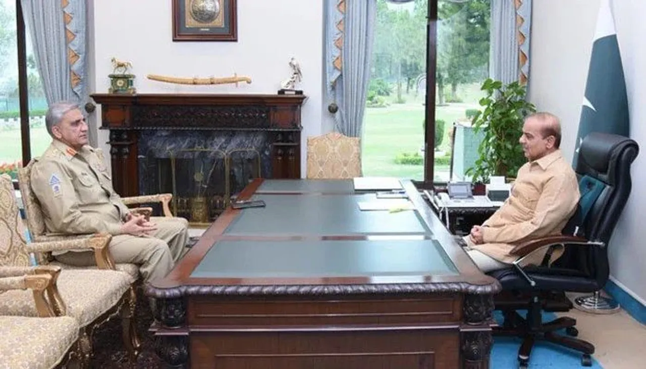 Shehbaz Sharif Pakistan Army Chief Bajwa