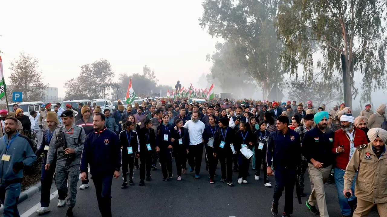 Adampur Bharat Jodo Yatra Congress Rahul