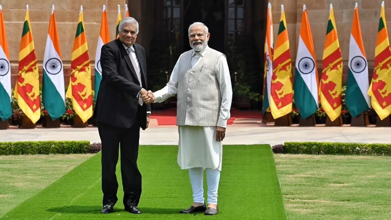 Ranil Wickremesinghe Narendra Modi
