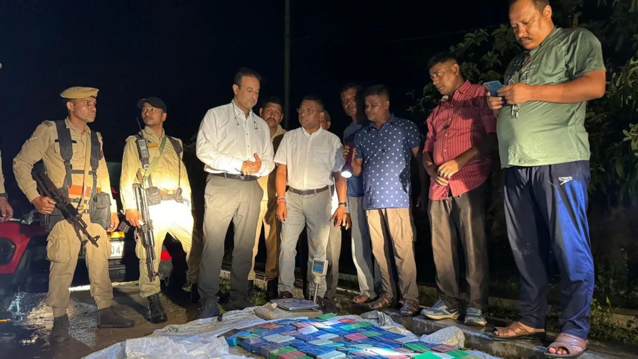 21kg of heroin has been seized in Silchar in a joint operation by STF Assam and Cachar police