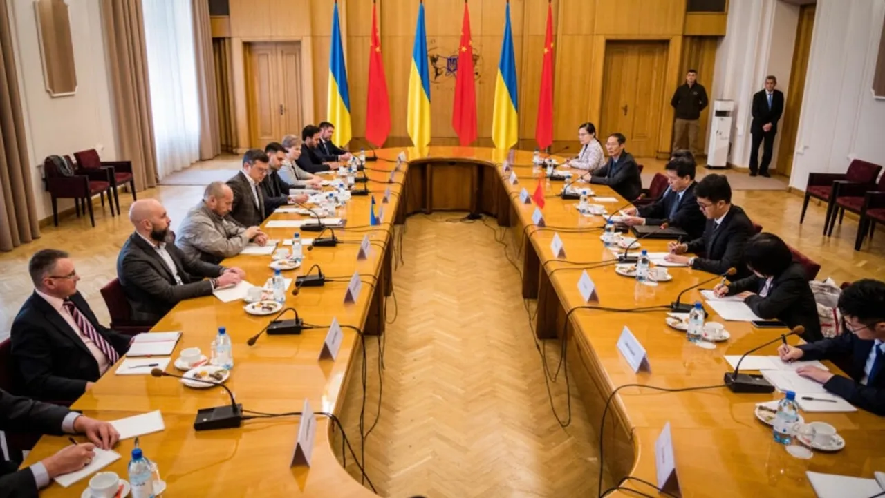 Ukraine foreign minister holds talks with chinese envoy