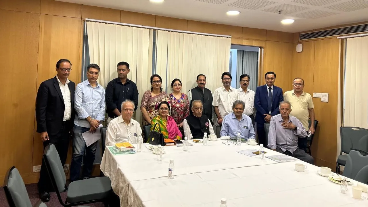 The National Mission For Unity and Brotherhood founded by NCP leader Rakesh Sapru held a meeting at Delhi's India International Centre (IIC) on Monday, October 14, 2024