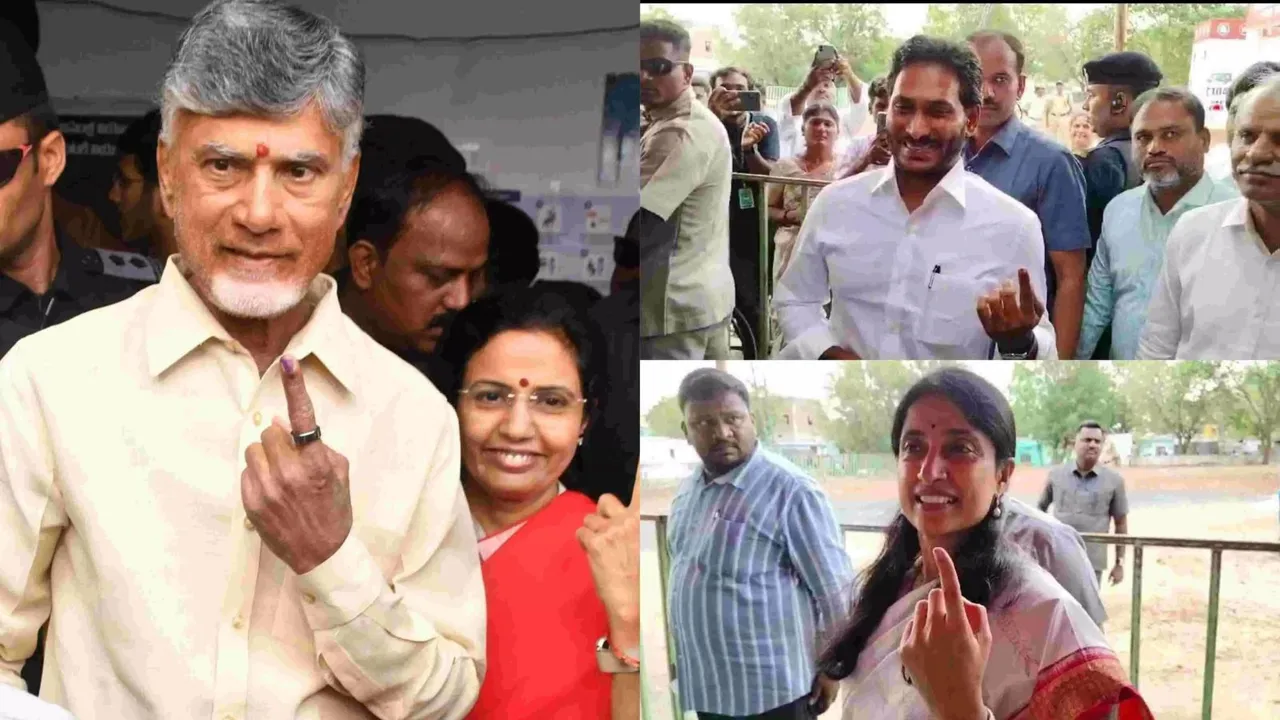 Andhra Pradesh Elections Voting Chandrababu Naidu Y S Jagan