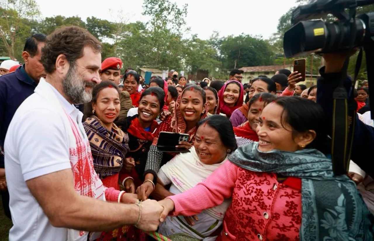 Rahul Gandhi in Assam Bharat Jodo Nyay Yatra