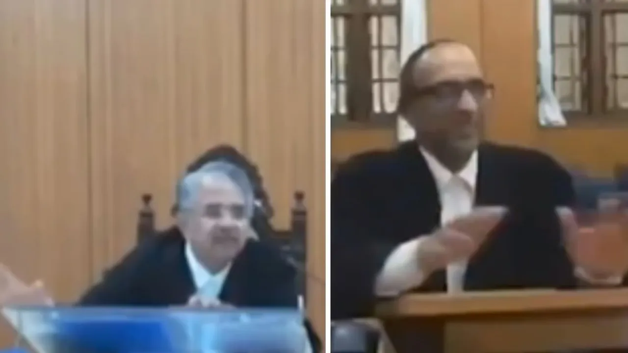 Justice V Srishananda (left)