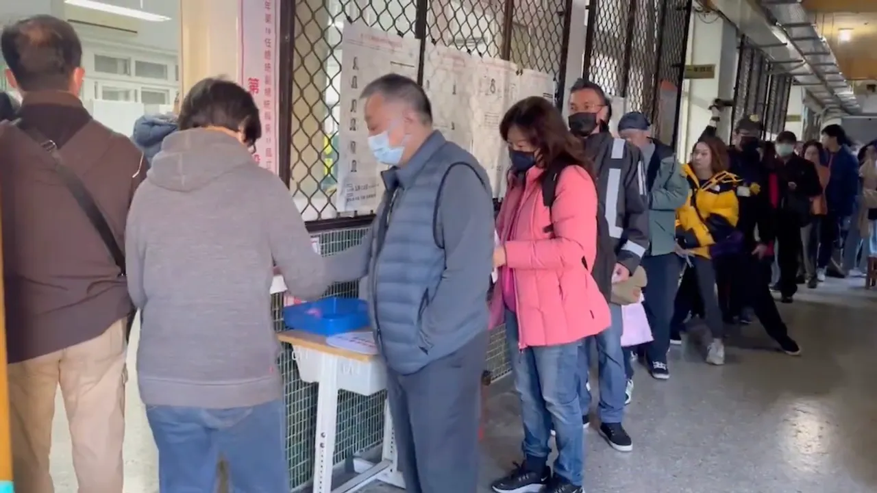 Taiwan voting