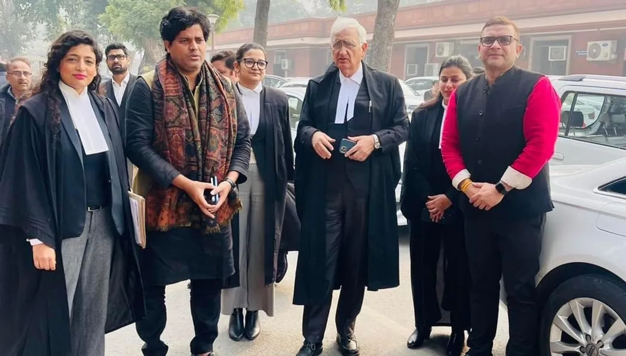 Sumit Hridayesh with Salman Khurshid