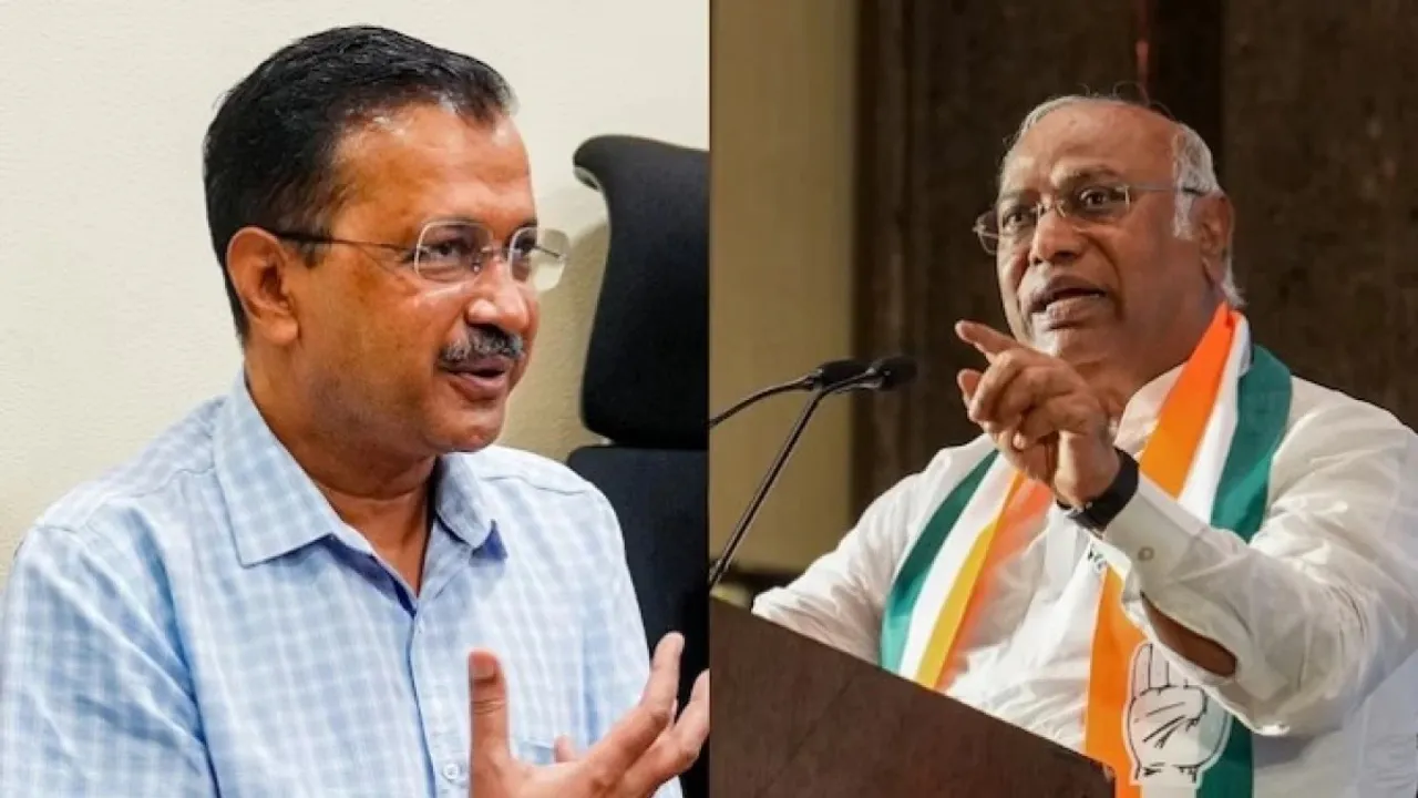 Arvind Kejriwal Mallikarjun Kharge