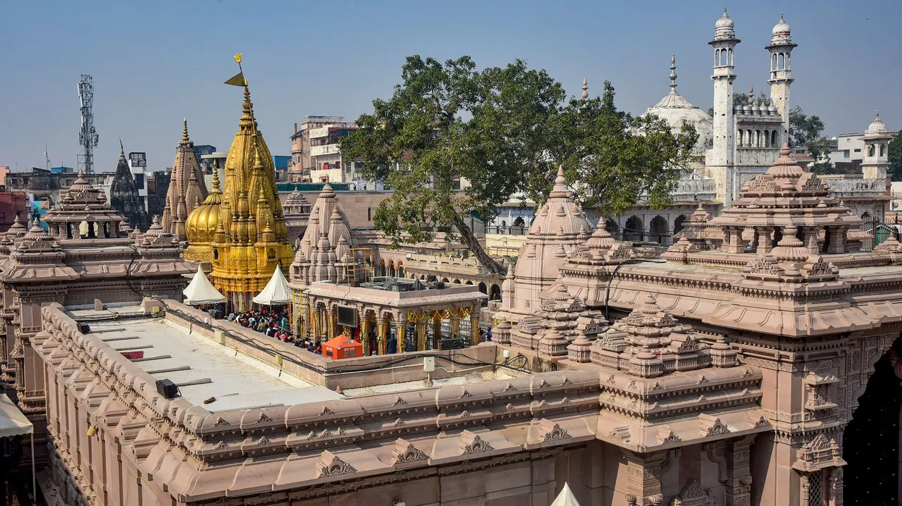 The Gyanvapi mosque, in Varanasi