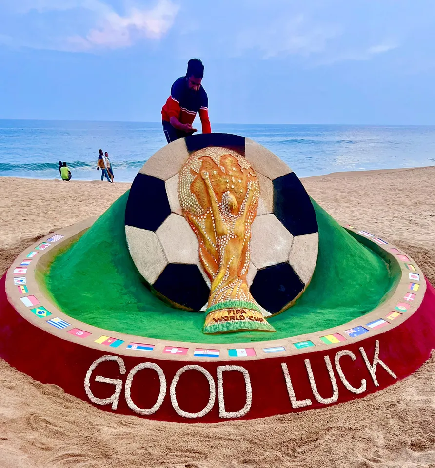 Sudarsan Pattnaik FIfa Qatar World Cup