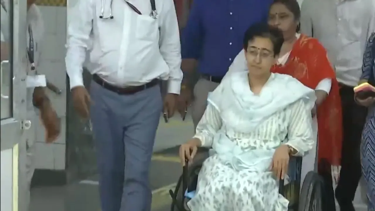 Atishi discharge from hospital