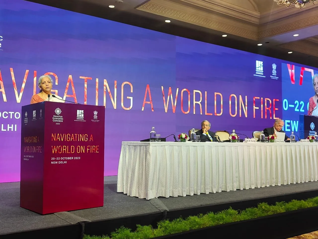 Nirmala Sitharaman at Kautilya Economic Conclave