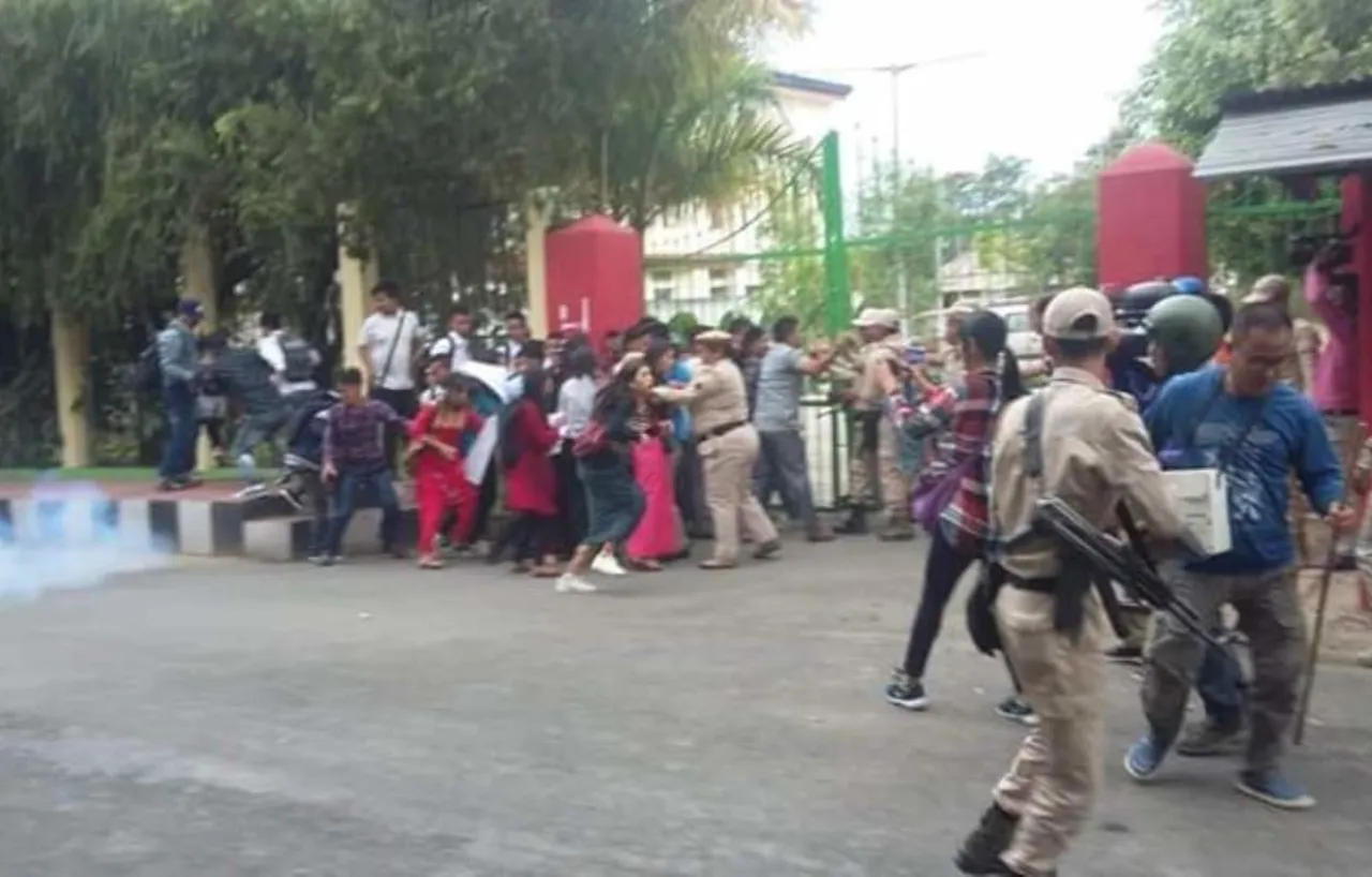 Manipur University Clash