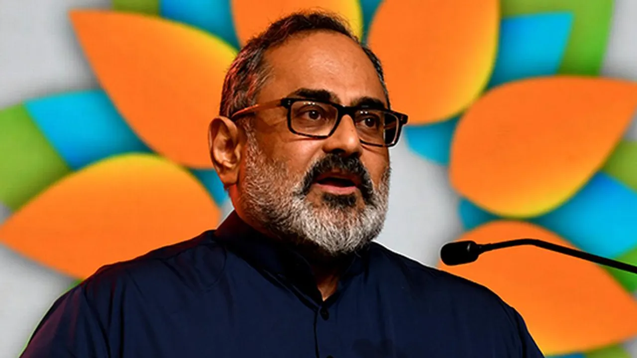 IT minister Rajeev Chandrasekhar
