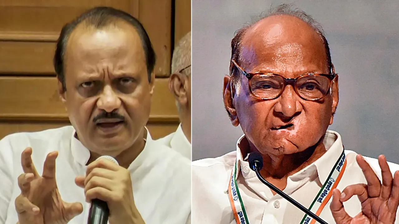 Ajit Pawar Sharad Pawar
