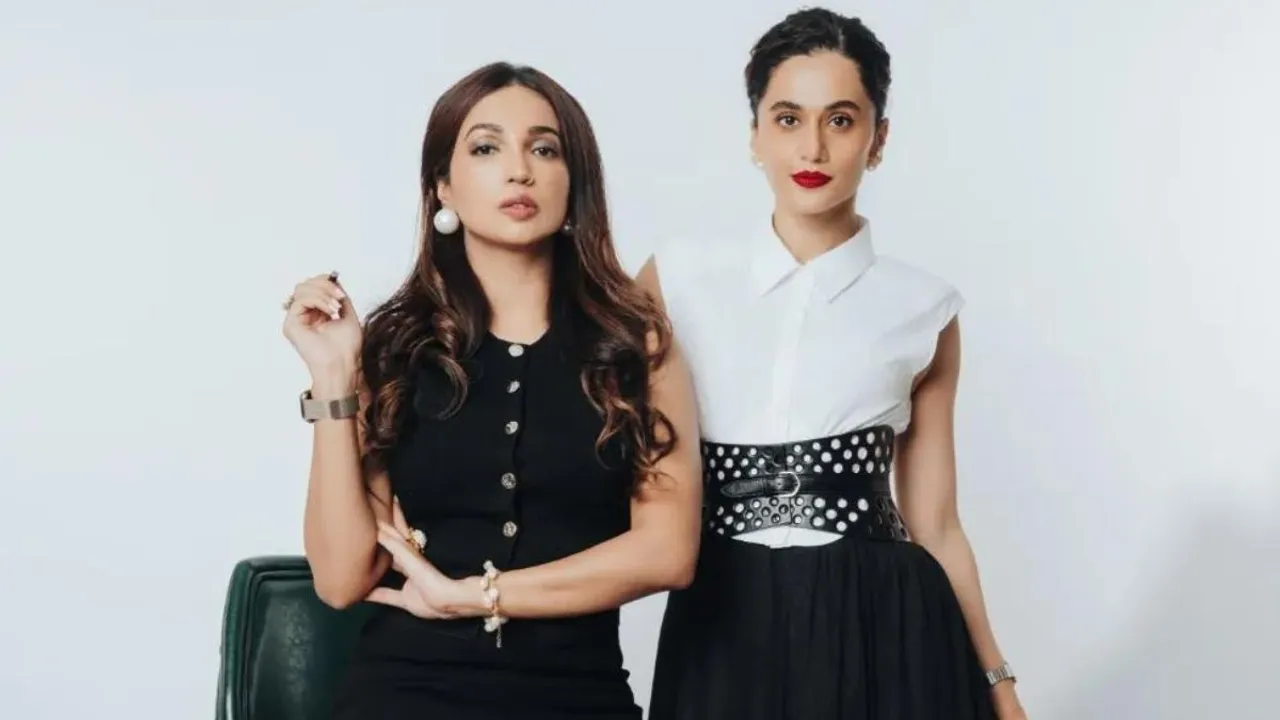 Taapsee Pannu and Kanika Dhillon