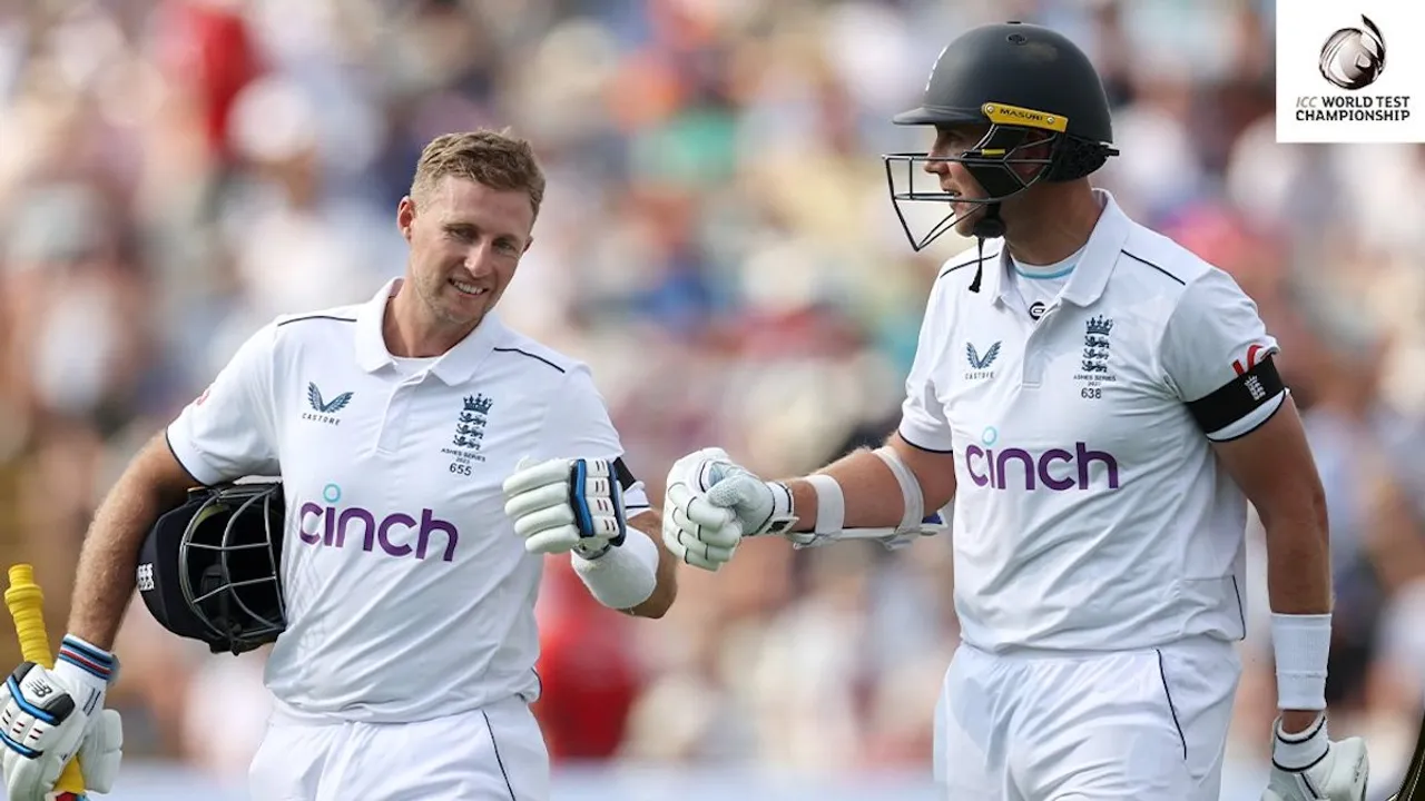 England declares Innings