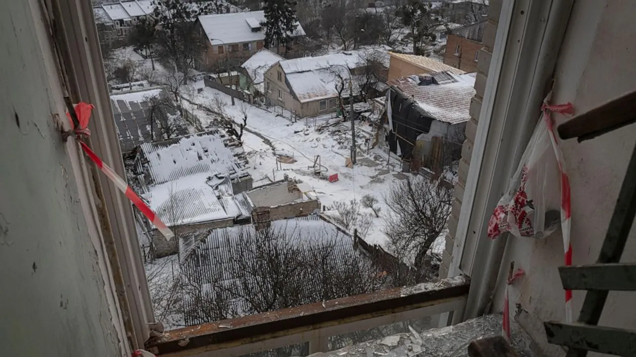 Russian Missile Attack Kyiv Ukraine