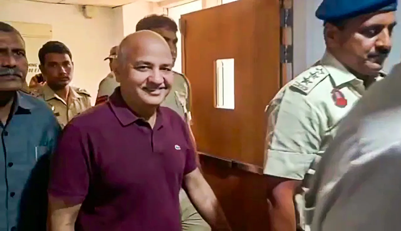 Manish Sisodia at Rouse Avenue Court