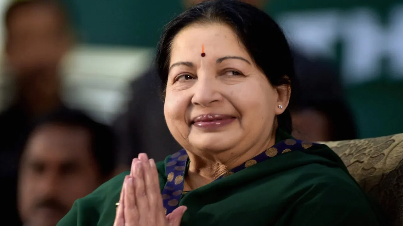 J Jayalalithaa Tamil Nadu AIADMK