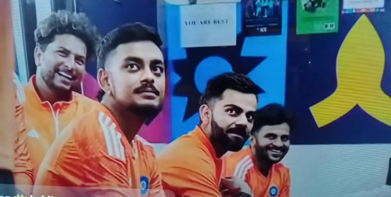 Team India's dressing room
