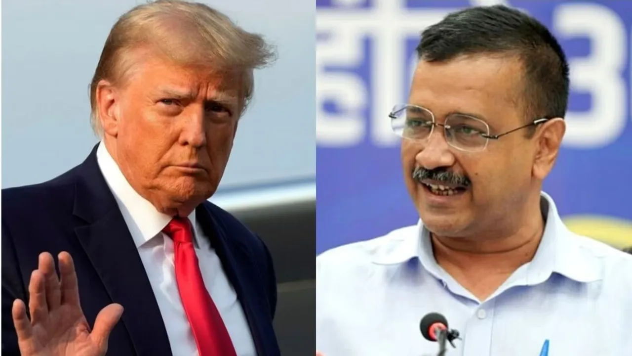 Donald Trump Arvind Kejriwal