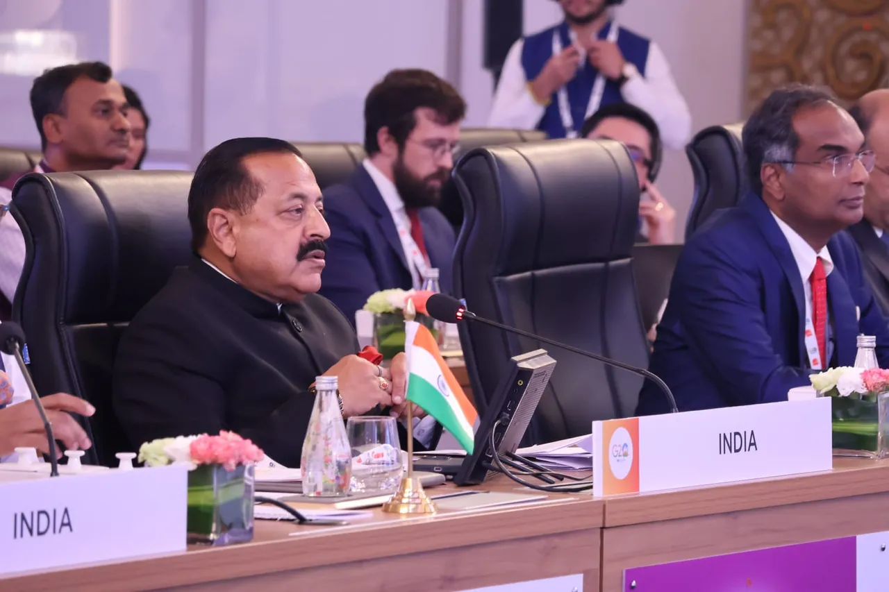 Jitendra Singh G20 Science Ministers meeting
