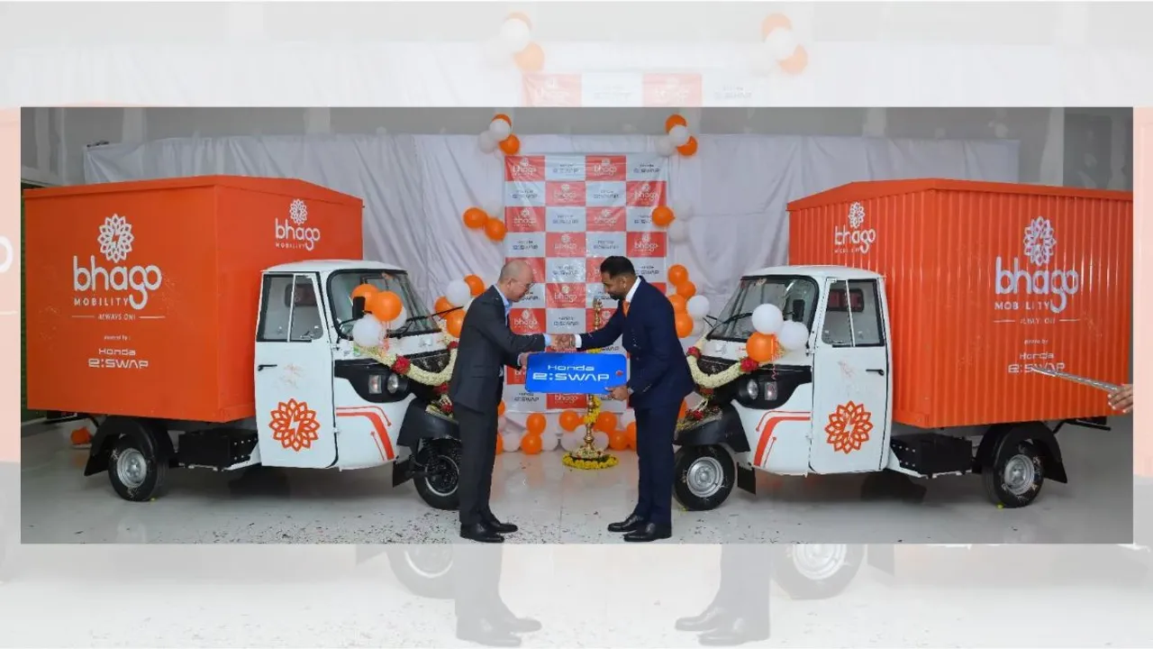 Honda Power Pack Energy partners with Bhago Mobility