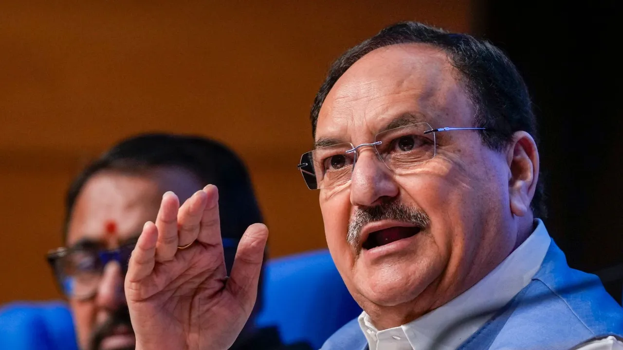 BJP President JP Nadda (File image)