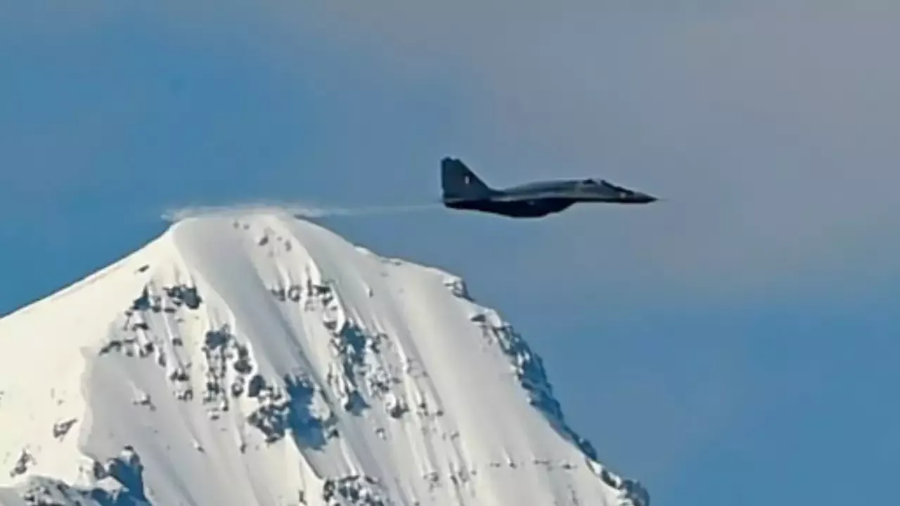 Indian air Force Fighter jet Arunachal