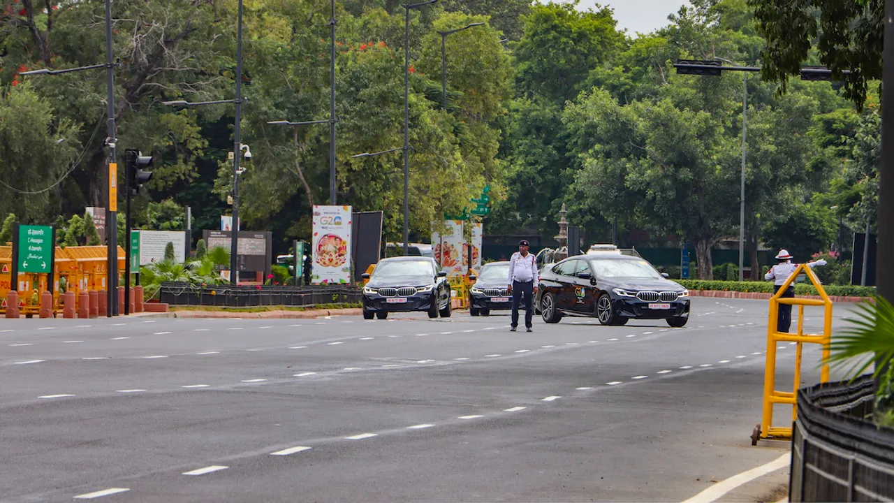 Traffic restriction G20 Summit Delhi